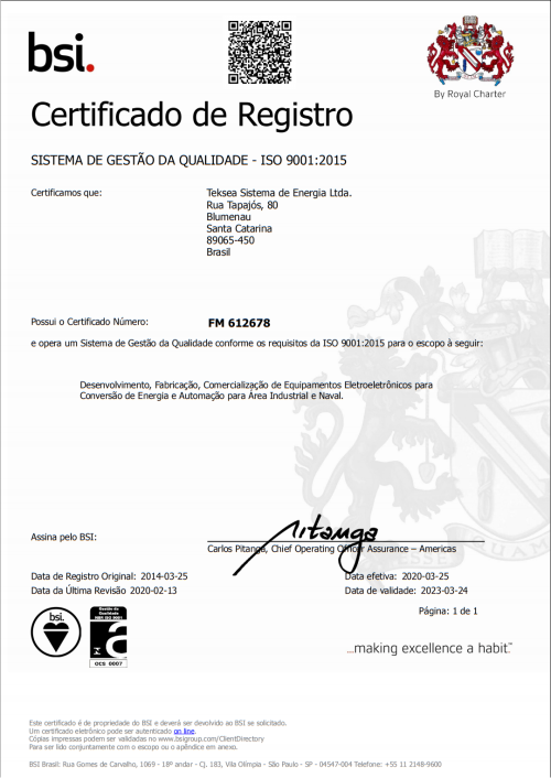 Gestão de Qualidade ISO 9001:2015